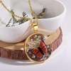 image:imageAUNTESIGN Butterfly Necklace  Pressed Wildflower Necklace  Resin Necklace  Personalized  Handmand Pressed  Easter Gift for Women Monarch Butterfly Necklace