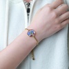 image:imageAUNTESIGN ForgetMeNot Pressed Wildflower Bracelet  Pressed Flower Bracelet  GoldSilver Pressed Flower Jewelry  Personalized Handmade Jewelry  Gift For WomenForgetmenot and Plant Bracelet