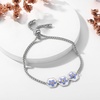 image:imageAUNTESIGN ForgetMeNot Pressed Wildflower Bracelet  Pressed Flower Bracelet  GoldSilver Pressed Flower Jewelry  Personalized Handmade Jewelry  Gift For WomenSilver ForgetMeNot Bracelet