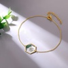 image:imageAUNTESIGN ForgetMeNot Pressed Wildflower Bracelet  Pressed Flower Bracelet  GoldSilver Pressed Flower Jewelry  Personalized Handmade Jewelry  Gift For WomenLily of the valley Bracelet