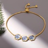 image:imageAUNTESIGN ForgetMeNot Pressed Wildflower Bracelet  Pressed Flower Bracelet  GoldSilver Pressed Flower Jewelry  Personalized Handmade Jewelry  Gift For WomenForgetMeNot Bracelet