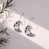 image:imageAUNTESIGN ForgetMeNot and Queen Annes Lace Pressed Wildflower Earrings  Pressed Flower Jewelry  Handmade Drop and Dangle Earrings  Mothers Day  Gift for WomanMoon Flower Silver Earrings