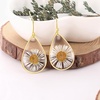 image:imageAUNTESIGN ForgetMeNot and Queen Annes Lace Pressed Wildflower Earrings  Pressed Flower Jewelry  Handmade Drop and Dangle Earrings  Mothers Day  Gift for WomanDaisy Earrings