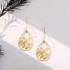 image:imageAUNTESIGN ForgetMeNot and Queen Annes Lace Pressed Wildflower Earrings  Pressed Flower Jewelry  Handmade Drop and Dangle Earrings  Mothers Day  Gift for WomanDaffodil and Annes Lace Earrings