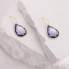 image:imageAUNTESIGN ForgetMeNot and Queen Annes Lace Pressed Wildflower Earrings  Pressed Flower Jewelry  Handmade Drop and Dangle Earrings  Mothers Day  Gift for WomanQueen Annes Lace EarringsBlue Background