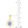 image:imageAUNTESIGN ForgetMeNot and Queen Annes Lace Pressed Wildflower Earrings  Pressed Flower Jewelry  Handmade Drop and Dangle Earrings  Mothers Day  Gift for WomanForgetMeNot Stud Earrings