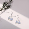 image:imageAUNTESIGN ForgetMeNot and Queen Annes Lace Pressed Wildflower Earrings  Pressed Flower Jewelry  Handmade Drop and Dangle Earrings  Mothers Day  Gift for WomanHeart ForgetMeNot Earrings