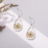 image:imageAUNTESIGN ForgetMeNot and Queen Annes Lace Pressed Wildflower Earrings  Pressed Flower Jewelry  Handmade Drop and Dangle Earrings  Mothers Day  Gift for Woman925 Sterling Silver Mustard Seed Earrings