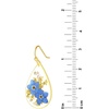 image:imageAUNTESIGN ForgetMeNot and Queen Annes Lace Pressed Wildflower Earrings  Pressed Flower Jewelry  Handmade Drop and Dangle Earrings  Mothers Day  Gift for WomanForgetMeNot and Yellow Annes Lace Earrings