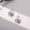 image:imageAUNTESIGN ForgetMeNot and Queen Annes Lace Pressed Wildflower Earrings  Pressed Flower Jewelry  Handmade Drop and Dangle Earrings  Mothers Day  Gift for WomanForgetMeNot and Yellow Annes Lace Earrings