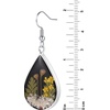 image:imageAUNTESIGN ForgetMeNot and Queen Annes Lace Pressed Wildflower Earrings  Pressed Flower Jewelry  Handmade Drop and Dangle Earrings  Mothers Day  Gift for WomanMushroom Earrings