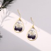image:imageAUNTESIGN ForgetMeNot and Queen Annes Lace Pressed Wildflower Earrings  Pressed Flower Jewelry  Handmade Drop and Dangle Earrings  Mothers Day  Gift for WomanPansy Earrings