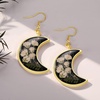 image:imageAUNTESIGN ForgetMeNot and Queen Annes Lace Pressed Wildflower Earrings  Pressed Flower Jewelry  Handmade Drop and Dangle Earrings  Mothers Day  Gift for WomanBabys Breath Moon Earrings