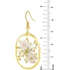 image:imageAUNTESIGN ForgetMeNot and Queen Annes Lace Pressed Wildflower Earrings  Pressed Flower Jewelry  Handmade Drop and Dangle Earrings  Mothers Day  Gift for WomanDaffodils and Annes Lace Oval Earrings