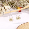 image:imageAUNTESIGN ForgetMeNot and Queen Annes Lace Pressed Wildflower Earrings  Pressed Flower Jewelry  Handmade Drop and Dangle Earrings  Mothers Day  Gift for Woman925 Sterling Silver Mustard Seed Earrings