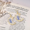 image:imageAUNTESIGN ForgetMeNot and Queen Annes Lace Pressed Wildflower Earrings  Pressed Flower Jewelry  Handmade Drop and Dangle Earrings  Mothers Day  Gift for WomanForgetMeNot and Queen Annes Lace Moon Earrings