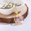 image:imageAUNTESIGN ForgetMeNot and Queen Annes Lace Pressed Wildflower Necklace  Birth Month Flowers Necklace  GoldSilver Pressed Flower Jewelry  Mothers Day  Gift For HerPink ForgetMeNot Necklace