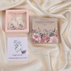 image:imageAUNTESIGN ForgetMeNot and Queen Annes Lace Pressed Wildflower Necklace  Birth Month Flowers Necklace  GoldSilver Pressed Flower Jewelry  Mothers Day  Gift For Her925 Sterling Silver ForgetMeNot NecklaceSilver