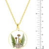 image:imageAUNTESIGN ForgetMeNot and Queen Annes Lace Pressed Wildflower Necklace  Birth Month Flowers Necklace  GoldSilver Pressed Flower Jewelry  Mothers Day  Gift For HerMushroom Necklace