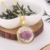 image:imageAUNTESIGN ForgetMeNot and Queen Annes Lace Pressed Wildflower Necklace  Birth Month Flowers Necklace  GoldSilver Pressed Flower Jewelry  Mothers Day  Gift For HerCarnation Necklace