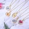 image:imageAUNTESIGN ForgetMeNot and Queen Annes Lace Pressed Wildflower Necklace  Birth Month Flowers Necklace  GoldSilver Pressed Flower Jewelry  Mothers Day  Gift For HerNatural Daisy NecklaceApril Birth Flower