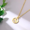 image:imageAUNTESIGN ForgetMeNot and Queen Annes Lace Pressed Wildflower Necklace  Birth Month Flowers Necklace  GoldSilver Pressed Flower Jewelry  Mothers Day  Gift For HerMustard seed Necklace