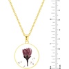 image:imageAUNTESIGN ForgetMeNot and Queen Annes Lace Pressed Wildflower Necklace  Birth Month Flowers Necklace  GoldSilver Pressed Flower Jewelry  Mothers Day  Gift For HerPoppy NecklaceAugust Birth Flower