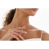 image:imageAUNTESIGN ForgetMeNot and Queen Annes Lace Pressed Wildflower Necklace  Birth Month Flowers Necklace  GoldSilver Pressed Flower Jewelry  Mothers Day  Gift For Her925 Sterling Silver ForgetMeNot NecklaceSilver