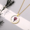 image:imageAUNTESIGN ForgetMeNot and Queen Annes Lace Pressed Wildflower Necklace  Birth Month Flowers Necklace  GoldSilver Pressed Flower Jewelry  Mothers Day  Gift For HerPoppy NecklaceAugust Birth Flower