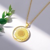 image:imageAUNTESIGN ForgetMeNot and Queen Annes Lace Pressed Wildflower Necklace  Birth Month Flowers Necklace  GoldSilver Pressed Flower Jewelry  Mothers Day  Gift For HerMarigold Necklace October Birth Flower
