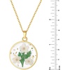 image:imageAUNTESIGN ForgetMeNot and Queen Annes Lace Pressed Wildflower Necklace  Birth Month Flowers Necklace  GoldSilver Pressed Flower Jewelry  Mothers Day  Gift For HerLily of the Valley NecklaceMay birth flower