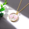 image:imageAUNTESIGN ForgetMeNot and Queen Annes Lace Pressed Wildflower Necklace  Birth Month Flowers Necklace  GoldSilver Pressed Flower Jewelry  Mothers Day  Gift For HerPink ForgetMeNot Necklace