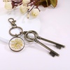 image:imageAUNTESIGN Pressed Flower Keychain Charms  ForgetMeNot Keychain  Personalized Handmade Keychain  Easter Gifts for HerDaffodils and Queen Annes Lace Pressed Wildflower Keychain