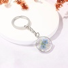 image:imageAUNTESIGN Pressed Flower Keychain Charms  ForgetMeNot Keychain  Personalized Handmade Keychain  Easter Gifts for HerForgetmenot and Queen Annes Lace Wildflower Keychain