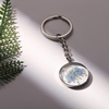 image:imageAUNTESIGN Pressed Flower Keychain Charms  ForgetMeNot Keychain  Personalized Handmade Keychain  Easter Gifts for HerForgetmenot and Queen Annes Lace Wildflower Keychain