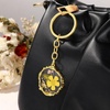 image:imageAUNTESIGN Pressed Flower Keychain Charms  ForgetMeNot Keychain  Personalized Handmade Keychain  Easter Gifts for HerRanunculus and Fern Keychain
