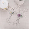 image:imageBirth Month Sun Catcher  Chrysanthemum and Daffodil Hanging Ornaments  Sun Catcher for Window or car  Pressed Flowers  Rainbow Maker  Birthday Gift for Her  Wall Decor Boho Room DecorChrysanthemum and Daffodil Hanging Ornament