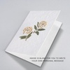 image:imageZinnias Card  Real Flowers notecard with Handmade Paper  Thinking of You Card  Birthday Card  Mothers Day Card  Wedding Day Card  Gift for Her 4 x 6 Inch Card with EnvelopeDaffodil Card