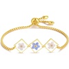 image:imageAUNTESIGN ForgetMeNot Pressed Wildflower Bracelet  Pressed Flower Bracelet  GoldSilver Pressed Flower Jewelry  Personalized Handmade Jewelry  Gift For WomenForgetmenot and daffodil bracelet