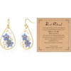 Forget-Me-Not Earrings with Card(Best Friend)