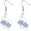 Heart Forget-Me-Not Earrings
