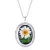 Daisy and Ferns Locket Necklace