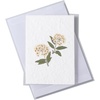 image:imageZinnias Card  Real Flowers notecard with Handmade Paper  Thinking of You Card  Birthday Card  Mothers Day Card  Wedding Day Card  Gift for Her 4 x 6 Inch Card with EnvelopeDaffodil Card