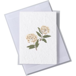image:imageDaffodil Card  Real Flowers notecard with Handmade Paper  Thinking of You Card  Birthday Card  Mothers Day Card  Wedding Day Card  Gift for Her 4 x 6 Inch Card with EnvelopeDaffodil Card