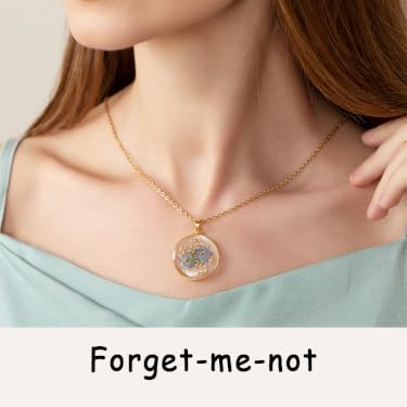 AUNTESIGN | Handcrafted Pressed Flower Jewelry Made from Real Natural Blooms